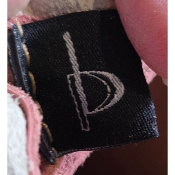 Two-Tone Leather Wristlet With Zipper & Snap Closure - Picture 5 of 6